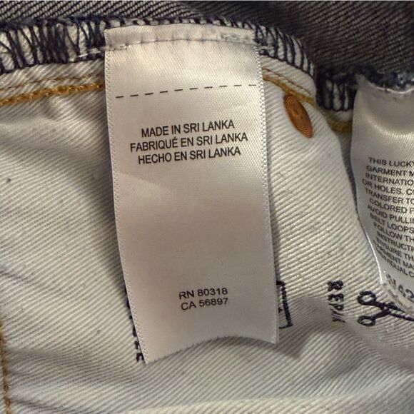 Lucky Brand style 410 athletic straight leg Stretch size 42 x 30 Jeans - Picture 10 of 13